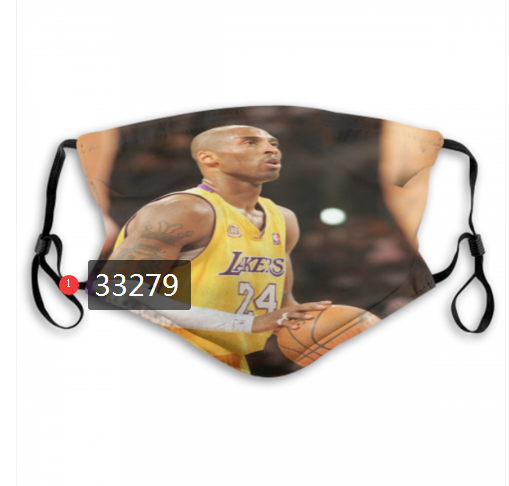 2021 NBA Los Angeles Lakers #24 kobe bryant 33279 Dust mask with filter